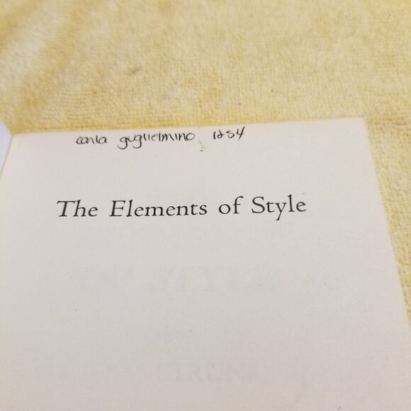 Vintage the elements of style paperback book 1970 - Picture 5 of 6